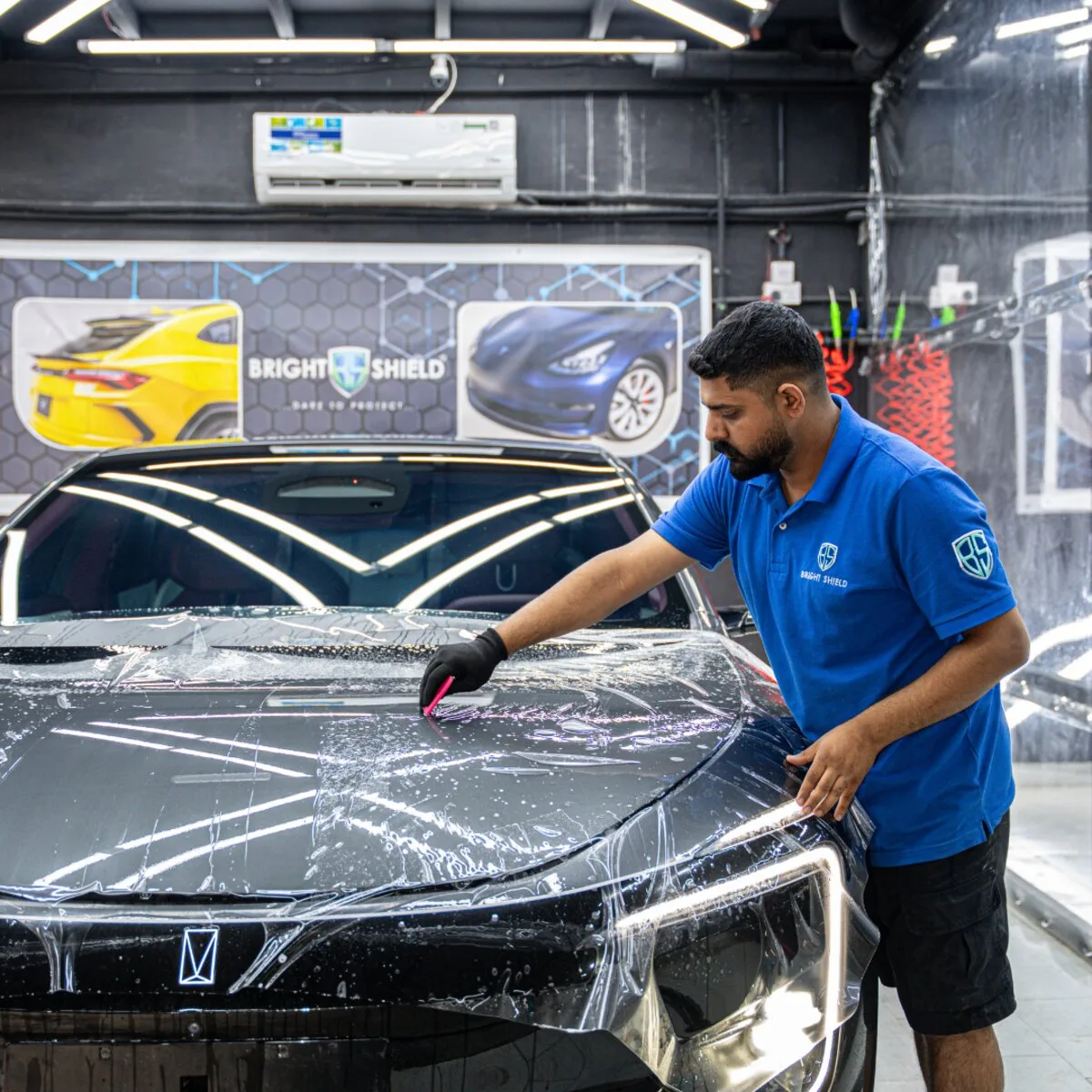 Professional PPF Installation at Bright Shield® UAE